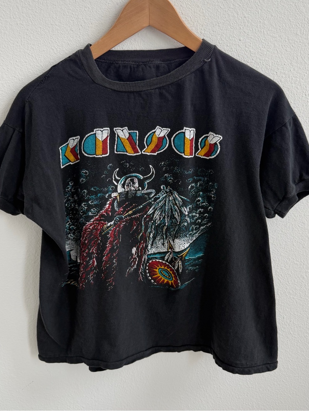 Original Vintage Kansas Hard Rock Arena Rock Band Tee